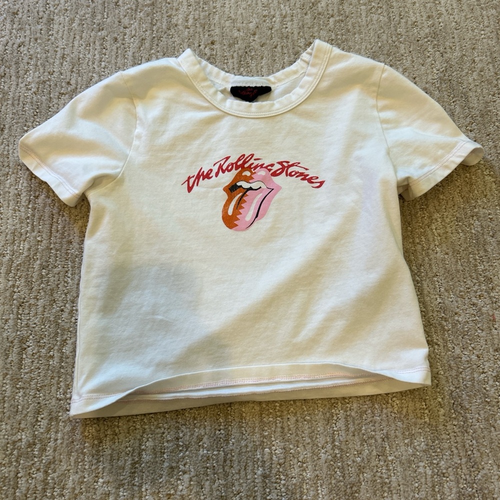 Cotton On White Short Sleeve Tee with Iconic Graphic